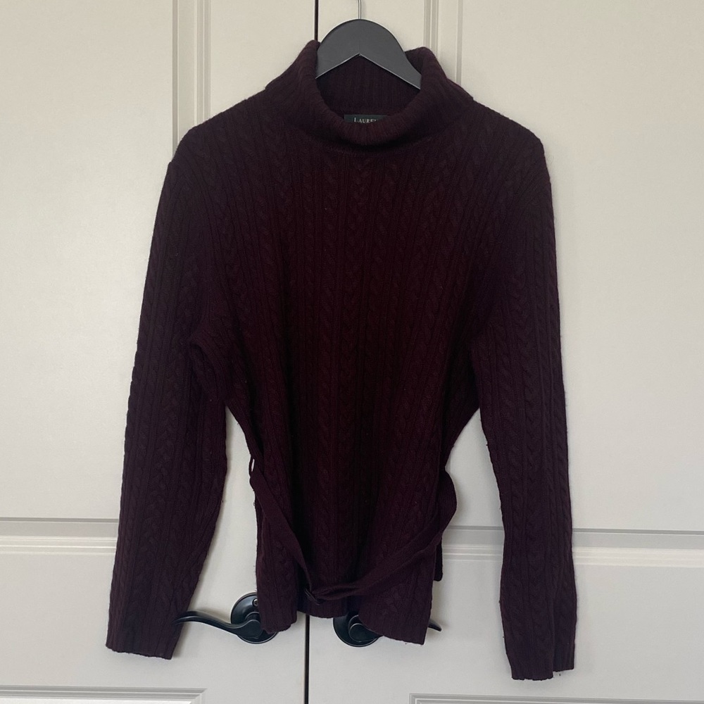 Lauren Ralph Lauren Cable Wool Sweater XL